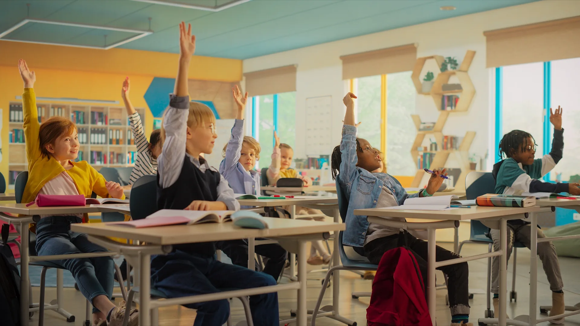 School of DOP — bambini in classe